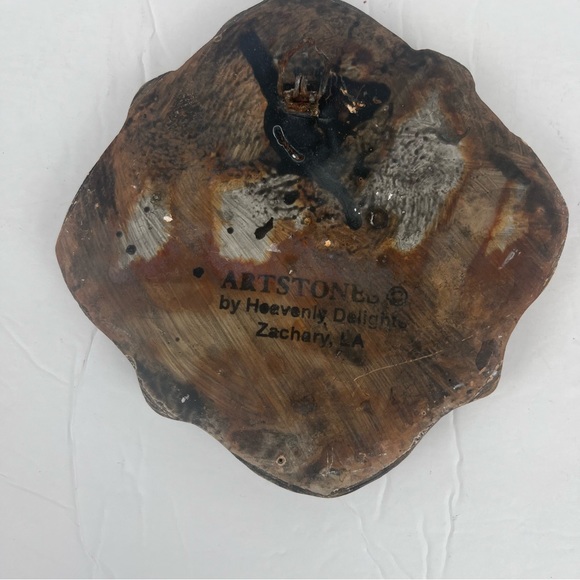 Gorgeous ornate handmade cast tile piece from Airstone-3-D girl - Picture 8 of 13